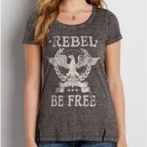 Maurices Rebel be free graphic t-shirt